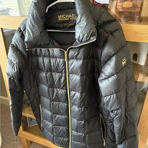 SOLD: Michael Kors Black Packable Puffer Jacket